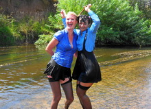 Two Wet Schoolgirls Mrs.CC and Dee