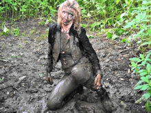 Mrs. CC in Mud Slut 12 - Wet & Muddy Horse Girl