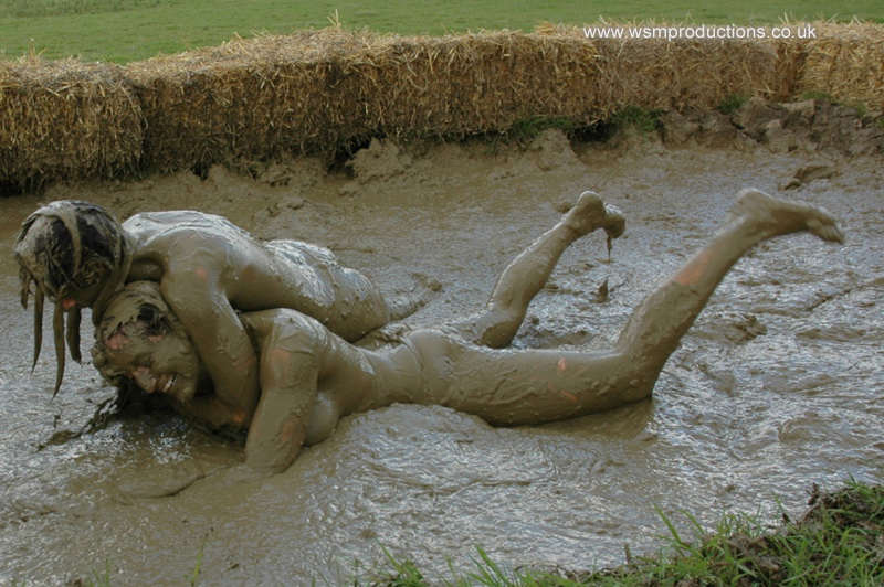 Nude Women Mud Wrestling. 